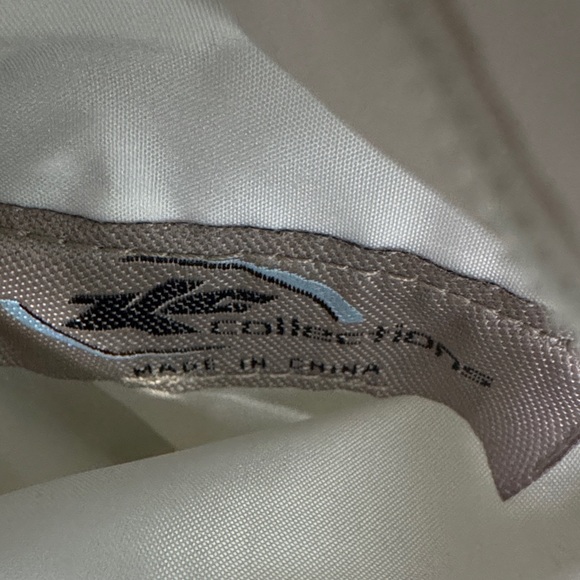 Recollections reversible white puffer/fur vest XL - Picture 2 of 12